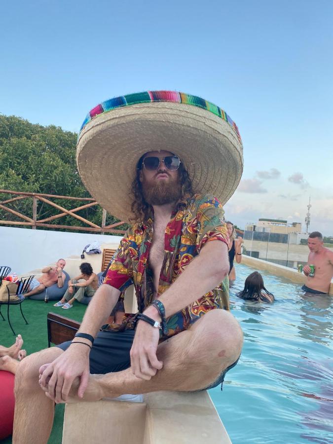 Why Not Rooftop Party Hostel Playa del Carmen Eksteriør bilde